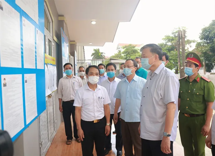 Bộ trưởng Tô Lâm: Lực lượng Công an bảo vệ tuyệt đối an ninh, an toàn bầu cử đại biểu Quốc hội và HĐND các cấp - Ảnh 1. Bộ trưởng Tô Lâm: Lực lượng Công an bảo vệ tuyệt đối an ninh, an toàn bầu cử đại biểu Quốc hội và HĐND các cấp - Ảnh 1.