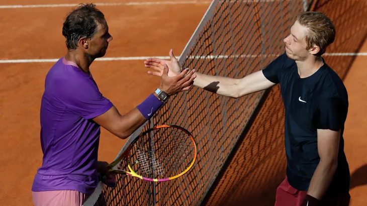 Ngược dòng vất vả trước Shapovalov, Nadal tiến vào tứ kết Italia mở rộng 2021 - Ảnh 3. Ngược dòng vất vả trước Shapovalov, Nadal tiến vào tứ kết Italia mở rộng 2021 - Ảnh 3.