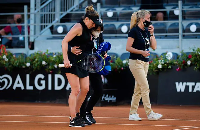 Simona Halep dừng bước tại vòng 2 giải quần vợt Italia mở rộng 2021 - Ảnh 1. Simona Halep dừng bước tại vòng 2 giải quần vợt Italia mở rộng 2021 - Ảnh 1.