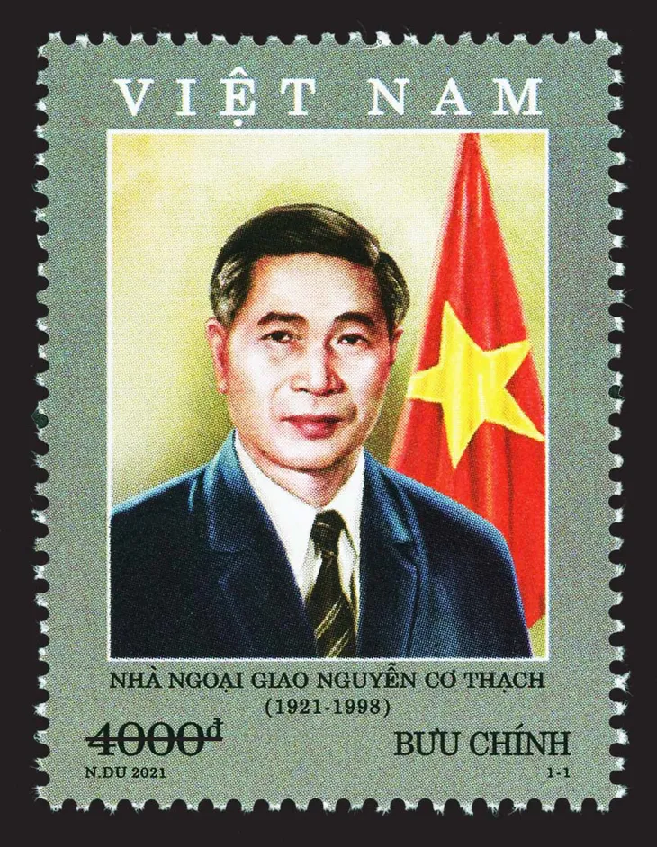 Phát hành đặc biệt bộ tem kỷ niệm 100 năm sinh nhà ngoại giao Nguyễn Cơ Thạch - Ảnh 2. Phát hành đặc biệt bộ tem kỷ niệm 100 năm sinh nhà ngoại giao Nguyễn Cơ Thạch - Ảnh 2.