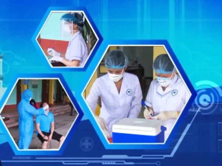 Các chiến sĩ áo trắng nơi tuyến đầu chống dịch COVID-19 - Ảnh 1. Các chiến sĩ áo trắng nơi tuyến đầu chống dịch COVID-19 - Ảnh 1.