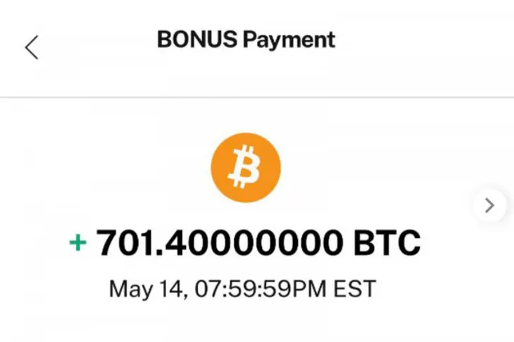 Một công ty gửi nhầm 701 Bitcoin thay vì...701 USD - Ảnh 1. Một công ty gửi nhầm 701 Bitcoin thay vì...701 USD - Ảnh 1.