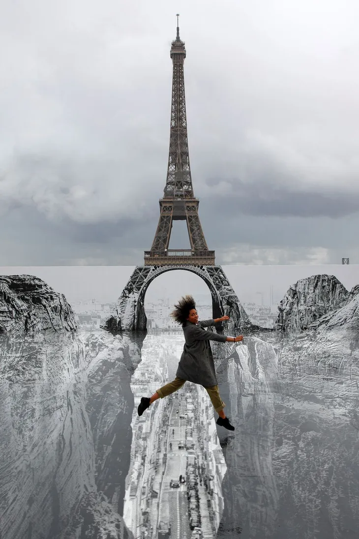 Nghệ thuật sắp đặt 3D chào mừng Tháp Eiffel sắp đón khách trở lại - Ảnh 5. Nghệ thuật sắp đặt 3D chào mừng Tháp Eiffel sắp đón khách trở lại - Ảnh 5.