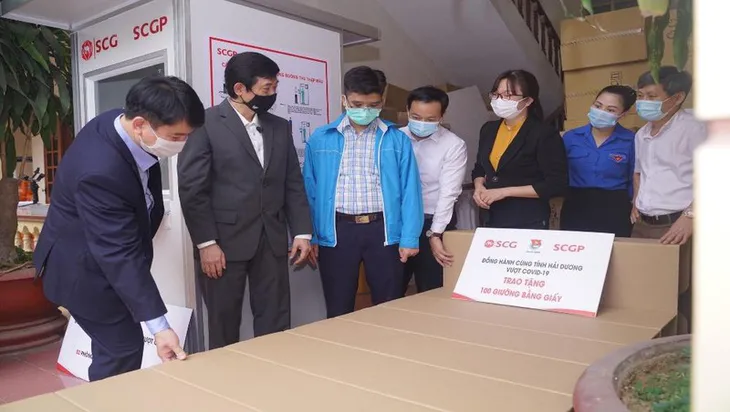 Sáng kiến đột phá từ vật liệu trong hỗ trợ phòng chống dịch COVID-19 - Ảnh 1. Sáng kiến đột phá từ vật liệu trong hỗ trợ phòng chống dịch COVID-19 - Ảnh 1.