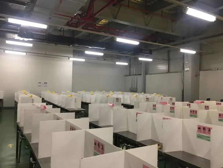 Bắc Giang giám sát chặt công tác phòng dịch tại các nhà máy trước khi hoạt động trở lại - Ảnh 3. Bắc Giang giám sát chặt công tác phòng dịch tại các nhà máy trước khi hoạt động trở lại - Ảnh 3.