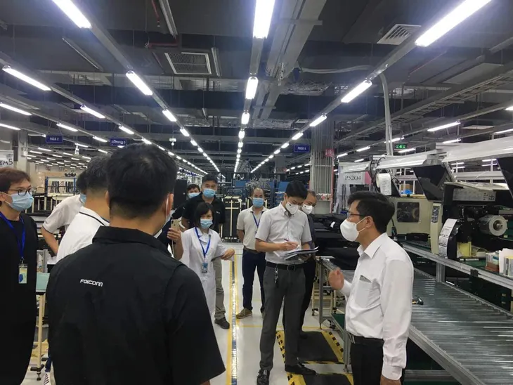 Bắc Giang giám sát chặt công tác phòng dịch tại các nhà máy trước khi hoạt động trở lại - Ảnh 1. Bắc Giang giám sát chặt công tác phòng dịch tại các nhà máy trước khi hoạt động trở lại - Ảnh 1.
