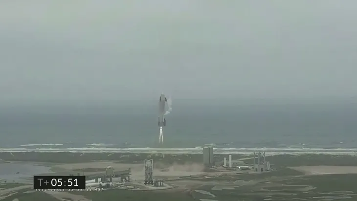 SpaceX thử nghiệm thành công tàu Starship - Ảnh 1. SpaceX thử nghiệm thành công tàu Starship - Ảnh 1.
