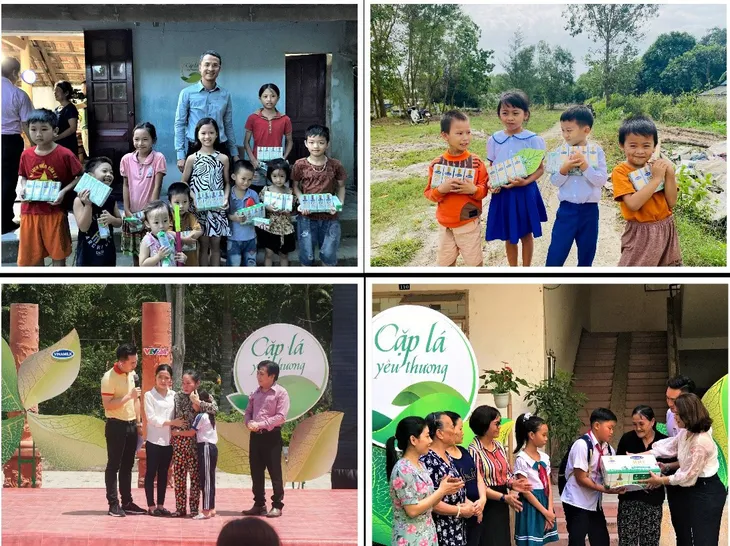 Vinamilk cùng Cặp lá yêu thương tiếp sức đến trường cho trẻ em tỉnh Ninh Bình - Ảnh 5. Vinamilk cùng Cặp lá yêu thương tiếp sức đến trường cho trẻ em tỉnh Ninh Bình - Ảnh 5.