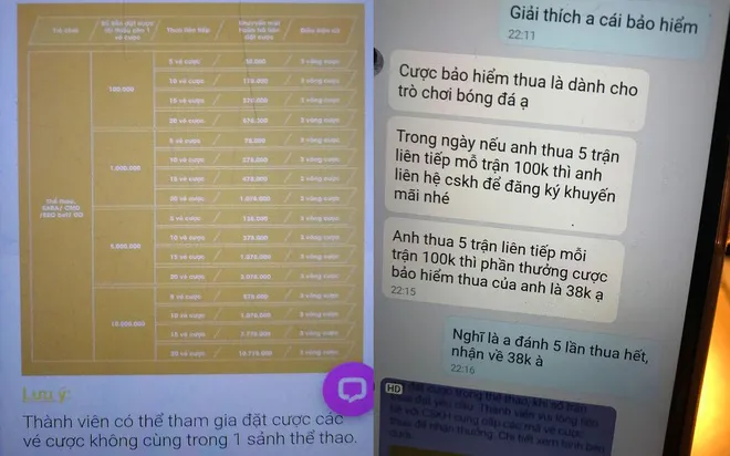 Trò chơi cá cược bóng đá qua mạng dụ dỗ, bủa vây người dùng - Ảnh 2. Trò chơi cá cược bóng đá qua mạng dụ dỗ, bủa vây người dùng - Ảnh 2.