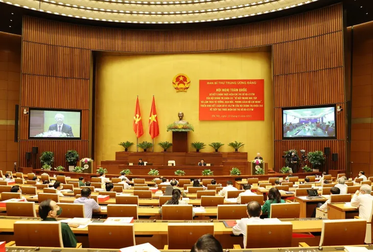 Tổng Bí thư Nguyễn Phú Trọng: Học tập và làm theo Bác phải bằng hành động cụ thể, thiết thực, nói đi đôi với làm - Ảnh 2. Tổng Bí thư Nguyễn Phú Trọng: Học tập và làm theo Bác phải bằng hành động cụ thể, thiết thực, nói đi đôi với làm - Ảnh 2.