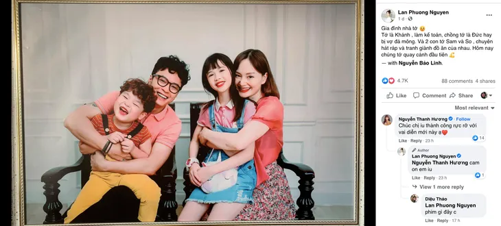 Lan Phương khoe làm kế toán, tiết lộ Hồng Đăng bị đá trong phim mới - Ảnh 1. Lan Phương khoe làm kế toán, tiết lộ Hồng Đăng bị đá trong phim mới - Ảnh 1.