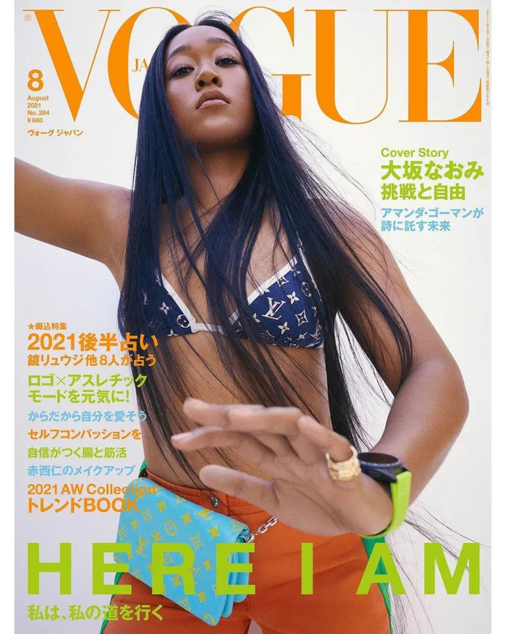 Rút lui khỏi Roland Garros và Wimbledon, Naomi Osaka lên trang bìa Vogue Nhật Bản - Ảnh 1. Rút lui khỏi Roland Garros và Wimbledon, Naomi Osaka lên trang bìa Vogue Nhật Bản - Ảnh 1.