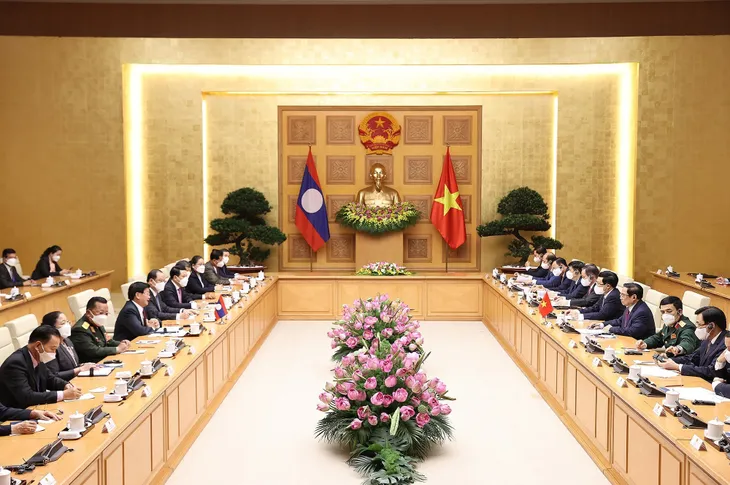 Tổng Bí thư, Chủ tịch nước Lào chúc mừng những thành tựu to lớn của Việt Nam - Ảnh 1. Tổng Bí thư, Chủ tịch nước Lào chúc mừng những thành tựu to lớn của Việt Nam - Ảnh 1.