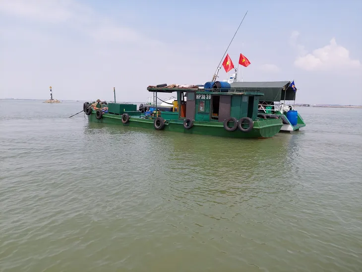 Bộ Tư lệnh Vùng Cảnh sát biển 1 tạm giữ 25.000 lít dầu DO không rõ nguồn gốc - Ảnh 3. Bộ Tư lệnh Vùng Cảnh sát biển 1 tạm giữ 25.000 lít dầu DO không rõ nguồn gốc - Ảnh 3.
