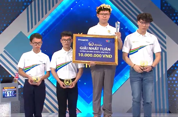 Nam sinh xác lập kỷ lục mọi thời đại tại Đường lên đỉnh Olympia - Ảnh 2. Nam sinh xác lập kỷ lục mọi thời đại tại Đường lên đỉnh Olympia - Ảnh 2.