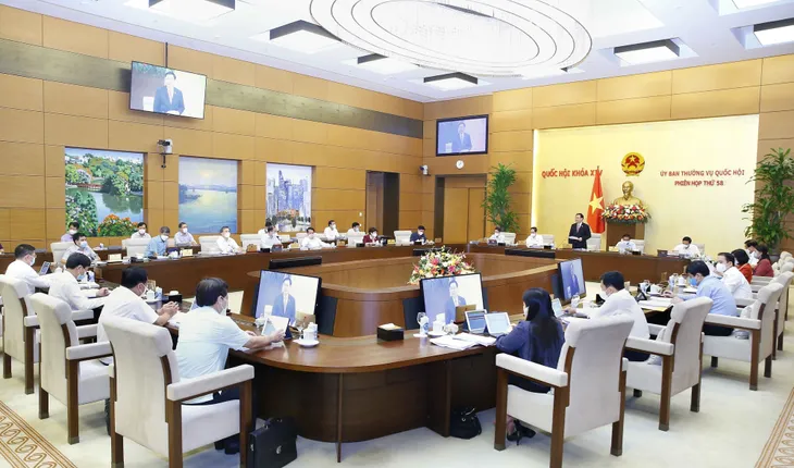 Khai mạc phiên họp cuối cùng của Ủy ban Thường vụ Quốc hội khóa XIV - Ảnh 1. Khai mạc phiên họp cuối cùng của Ủy ban Thường vụ Quốc hội khóa XIV - Ảnh 1.