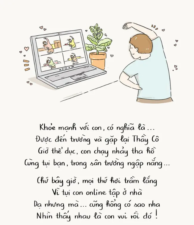 Khỏe mạnh là gì? và những câu trả lời đặc biệt của con trẻ trong mùa dịch - Ảnh 4. Khỏe mạnh là gì? và những câu trả lời đặc biệt của con trẻ trong mùa dịch - Ảnh 4.
