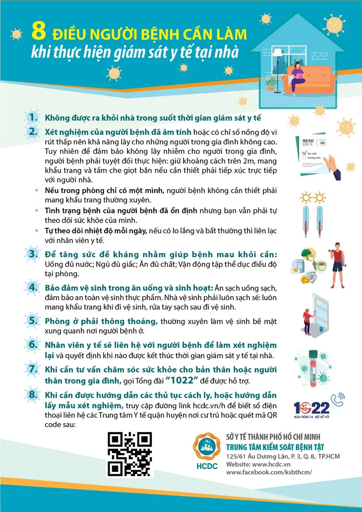 8 điều người bệnh cần làm khi thực hiện giám sát y tế tại nhà - Ảnh 1. 8 điều người bệnh cần làm khi thực hiện giám sát y tế tại nhà - Ảnh 1.