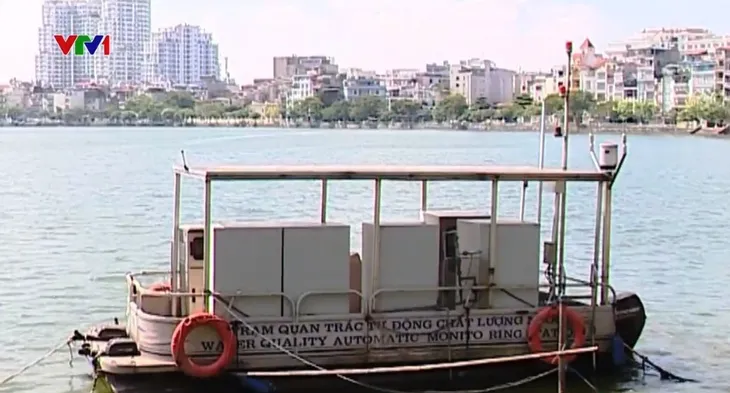 Ứng dụng công nghệ tự động kiểm soát chất lượng nước sông, hồ Hà Nội - Ảnh 1. Ứng dụng công nghệ tự động kiểm soát chất lượng nước sông, hồ Hà Nội - Ảnh 1.