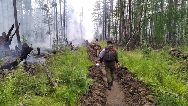 Siberia đối mặt với cháy rừng sau tháng 6 khô nóng nhất trong 133 năm qua - Ảnh 1. Siberia đối mặt với cháy rừng sau tháng 6 khô nóng nhất trong 133 năm qua - Ảnh 1.