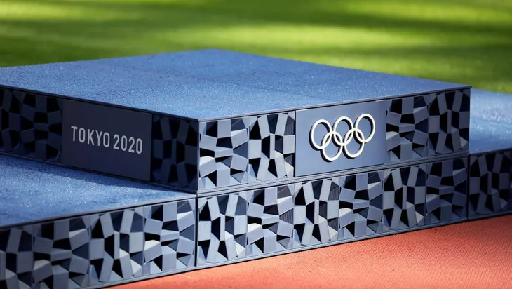 Bục trao huy chương của Olympic Tokyo 2020 được làm từ rác thải nhựa - Ảnh 1. Bục trao huy chương của Olympic Tokyo 2020 được làm từ rác thải nhựa - Ảnh 1.