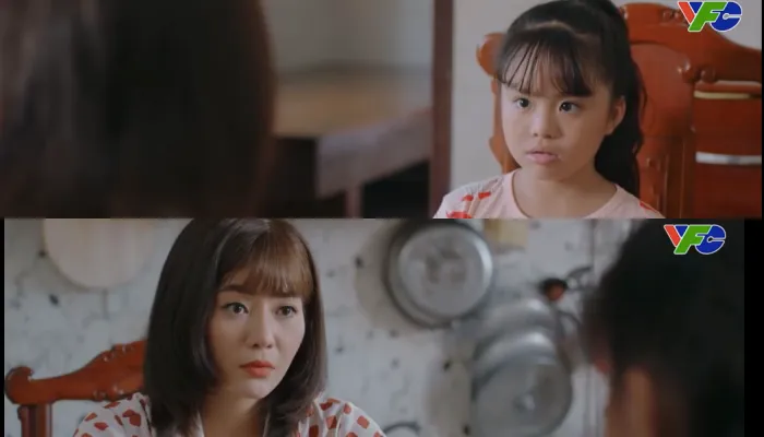 Mùa hoa tìm lại - Tập 27: Bé Ngân sợ Lệ thành mẹ kế ác độc, Đồng ghen nổ mắt vì Nghĩa xuất hiện - Ảnh 3.