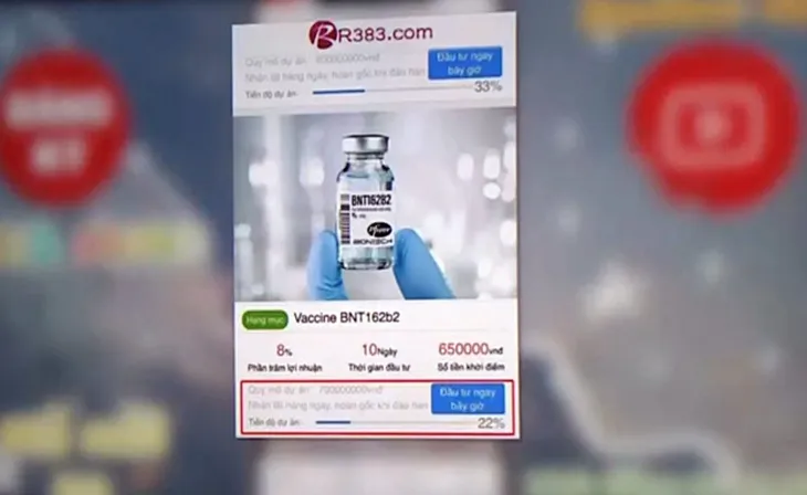 Đầu tư vaccine lãi 5-8% mỗi ngày: Chỉ là bẫy lừa đảo! - Ảnh 1.