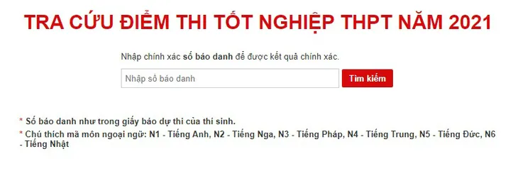CHÍNH THỨC: Công bố điểm thi tốt nghiệp THPT năm 2021 đợt 1 - Ảnh 1.