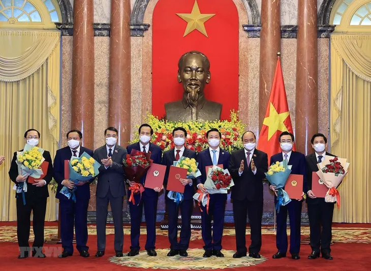 Chủ tịch nước trao quyết định bổ nhiệm các thành viên Chính phủ nhiệm kỳ 2021-2026 - Ảnh 3. Chủ tịch nước trao quyết định bổ nhiệm các thành viên Chính phủ nhiệm kỳ 2021-2026 - Ảnh 3.
