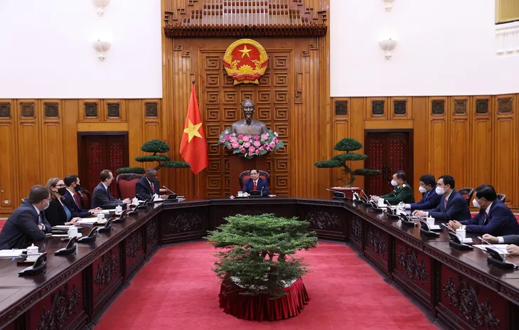 Hoa Kỳ coi trọng quan hệ Đối tác toàn diện với Việt Nam - Ảnh 1. Hoa Kỳ coi trọng quan hệ Đối tác toàn diện với Việt Nam - Ảnh 1.