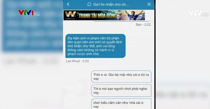 Cảnh báo chiêu trò dụ dỗ cá độ bóng đá trực tuyến - Ảnh 1. Cảnh báo chiêu trò dụ dỗ cá độ bóng đá trực tuyến - Ảnh 1.