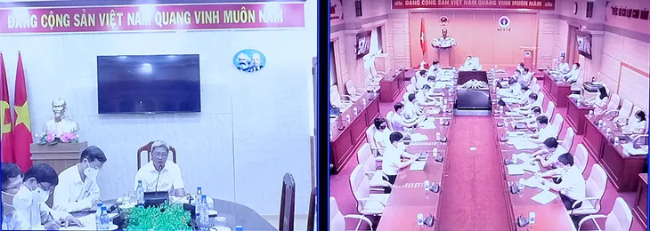 Bộ Y tế huy động khoảng 10.000 cán bộ, nhân viên y tế hỗ trợ chống dịch tại TP. Hồ Chí Minh - Ảnh 2. Bộ Y tế huy động khoảng 10.000 cán bộ, nhân viên y tế hỗ trợ chống dịch tại TP. Hồ Chí Minh - Ảnh 2.