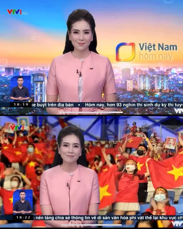 Những bộ cánh giúp MC Mai Ngọc nổi bần bật trên sóng truyền hình - Ảnh 10. Những bộ cánh giúp MC Mai Ngọc nổi bần bật trên sóng truyền hình - Ảnh 10.