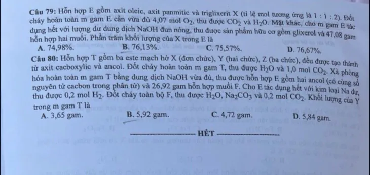 Gợi ý đáp án bài thi Khoa học tự nhiên kỳ thi tốt nghiệp THPT năm 2021 - Ảnh 11. Gợi ý đáp án bài thi Khoa học tự nhiên kỳ thi tốt nghiệp THPT năm 2021 - Ảnh 11.