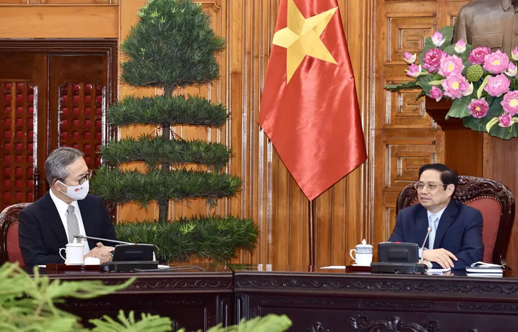 Chính phủ Nhật Bản có quan điểm hỗ trợ mọi mặt cho Việt Nam trong tình hình hiện nay - Ảnh 2. Chính phủ Nhật Bản có quan điểm hỗ trợ mọi mặt cho Việt Nam trong tình hình hiện nay - Ảnh 2.