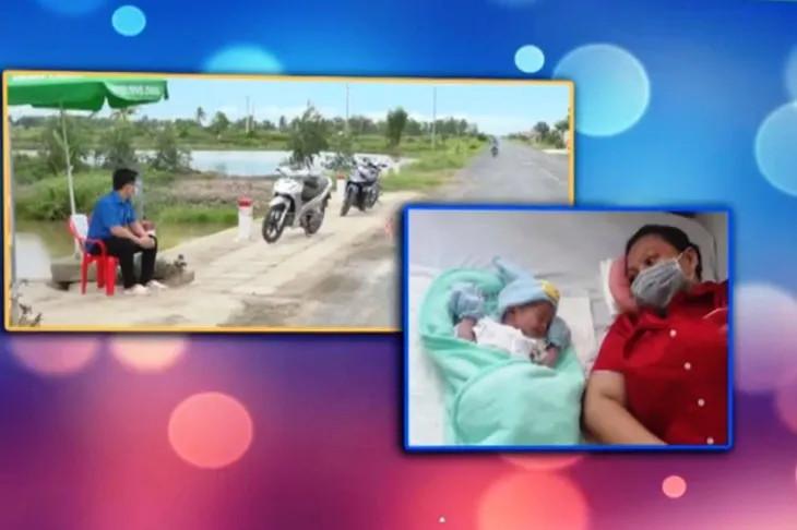 Nam sinh y khoa trực chốt phòng dịch giúp sản phụ vượt cạn - Ảnh 1. Nam sinh y khoa trực chốt phòng dịch giúp sản phụ vượt cạn - Ảnh 1.