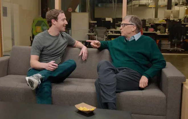 Những điểm tương đồng thú vị giữa Bill Gates và Mark Zuckerberg - Ảnh 1. Những điểm tương đồng thú vị giữa Bill Gates và Mark Zuckerberg - Ảnh 1.