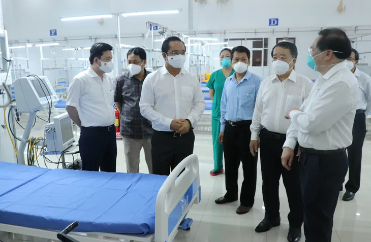 Trung tâm Hồi sức COVID-19 Trung ương tại Long An đi vào hoạt động - Ảnh 1. Trung tâm Hồi sức COVID-19 Trung ương tại Long An đi vào hoạt động - Ảnh 1.