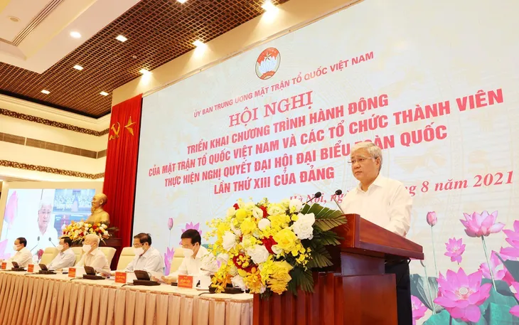 Tổng Bí thư Nguyễn Phú Trọng và lãnh đạo Đảng, Nhà nước dự Hội nghị toàn quốc của MTTQ Việt Nam - Ảnh 5. Tổng Bí thư Nguyễn Phú Trọng và lãnh đạo Đảng, Nhà nước dự Hội nghị toàn quốc của MTTQ Việt Nam - Ảnh 5.