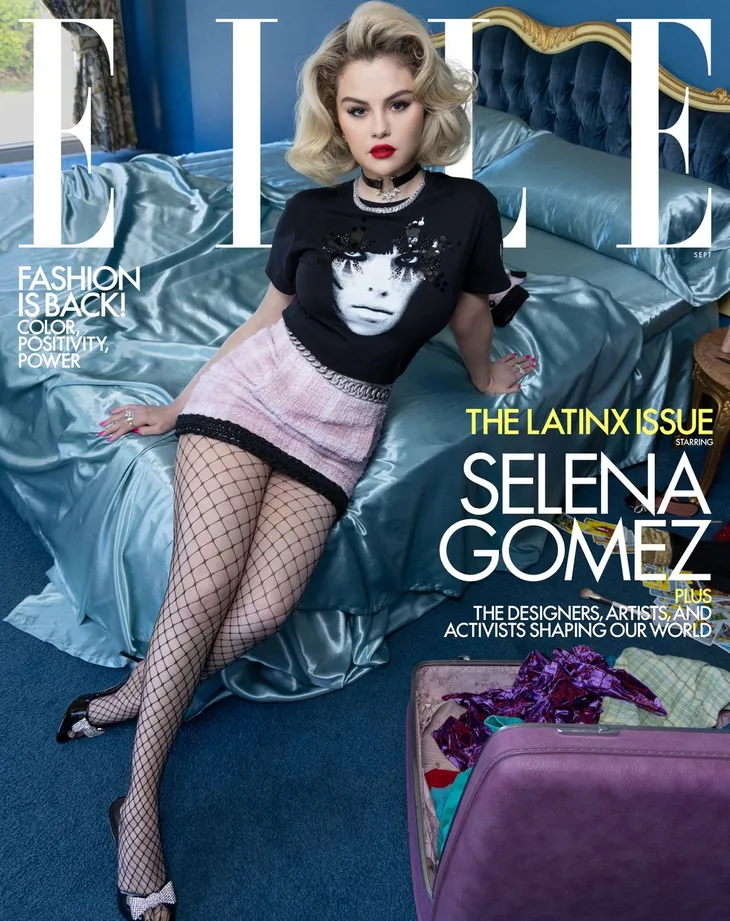Selena Gomez khoe vẻ đẹp cổ điển trên Elle - Ảnh 8. Selena Gomez khoe vẻ đẹp cổ điển trên Elle - Ảnh 8.
