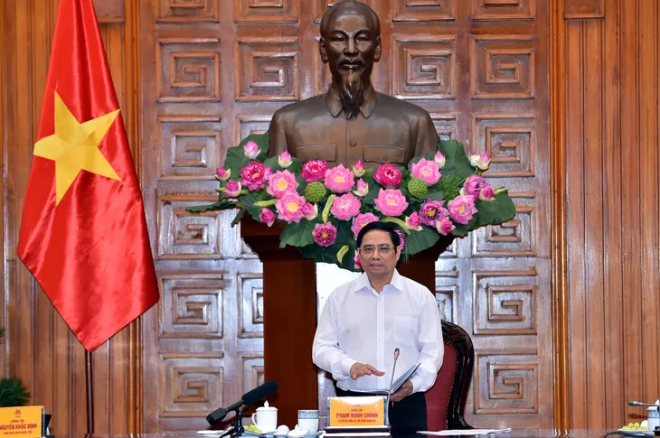 Thủ tướng Phạm Minh Chính chủ trì họp Ban Chỉ đạo quốc gia phòng, chống dịch bệnh COVID-19 - Ảnh 1. Thủ tướng Phạm Minh Chính chủ trì họp Ban Chỉ đạo quốc gia phòng, chống dịch bệnh COVID-19 - Ảnh 1.