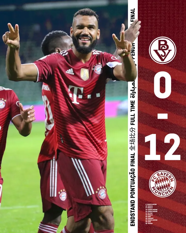 Bayern Munich tạo nên chiến thắng khó tin 12-0 tại cúp Quốc gia Đức - Ảnh 3. Bayern Munich tạo nên chiến thắng khó tin 12-0 tại cúp Quốc gia Đức - Ảnh 3.