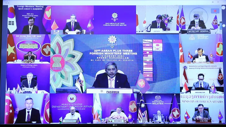ASEAN+3 tăng cường hợp tác bảo đảm cung ứng đầy đủ vaccine COVID-19 - Ảnh 1. ASEAN+3 tăng cường hợp tác bảo đảm cung ứng đầy đủ vaccine COVID-19 - Ảnh 1.