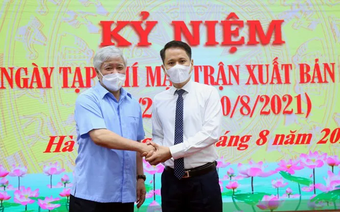 Kỷ niệm 20 năm Tạp chí Mặt trận xuất bản số đầu tiên - Ảnh 3. Kỷ niệm 20 năm Tạp chí Mặt trận xuất bản số đầu tiên - Ảnh 3.