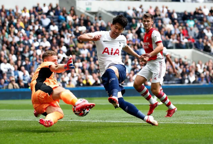 Son Heung-min lập công, Tottenham thắng tối thiểu Arsenal trên sân nhà - Ảnh 2. Son Heung-min lập công, Tottenham thắng tối thiểu Arsenal trên sân nhà - Ảnh 2.