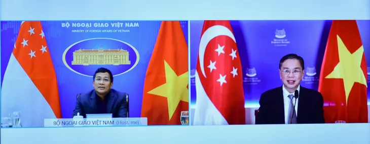 Việt Nam mong muốn Singapore hỗ trợ, chuyển nhượng vaccine sớm nhất có thể - Ảnh 1. Việt Nam mong muốn Singapore hỗ trợ, chuyển nhượng vaccine sớm nhất có thể - Ảnh 1.