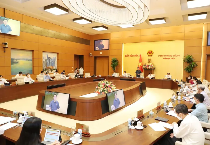 Chủ tịch Quốc hội: Tập trung cho ý kiến về các nội dung trình Quốc hội tại Kỳ họp thứ 2 - Ảnh 1. Chủ tịch Quốc hội: Tập trung cho ý kiến về các nội dung trình Quốc hội tại Kỳ họp thứ 2 - Ảnh 1.