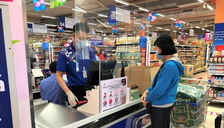 Nhiều siêu thị lớn ở TP Hồ Chí Minh hoạt động trở lại - Ảnh 1. Nhiều siêu thị lớn ở TP Hồ Chí Minh hoạt động trở lại - Ảnh 1.