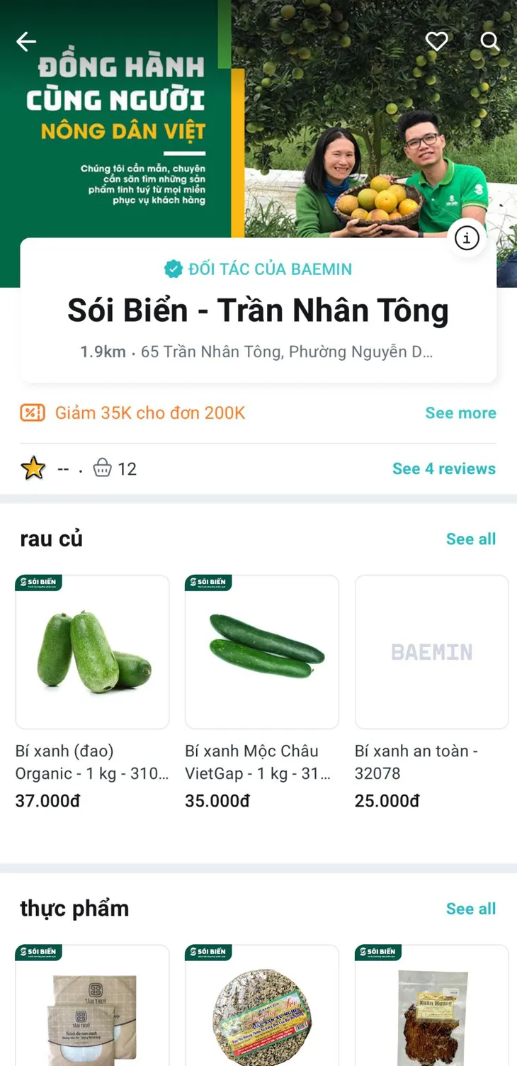 Baemin đi chợ hộ giúp người dân trong giai đoạn bình thường mới - Ảnh 2. Baemin đi chợ hộ giúp người dân trong giai đoạn bình thường mới - Ảnh 2.