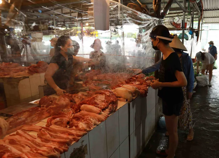 Giá lợn hơi giảm sâu, người chăn nuôi lỗ nặng - Ảnh 2. Giá lợn hơi giảm sâu, người chăn nuôi lỗ nặng - Ảnh 2.